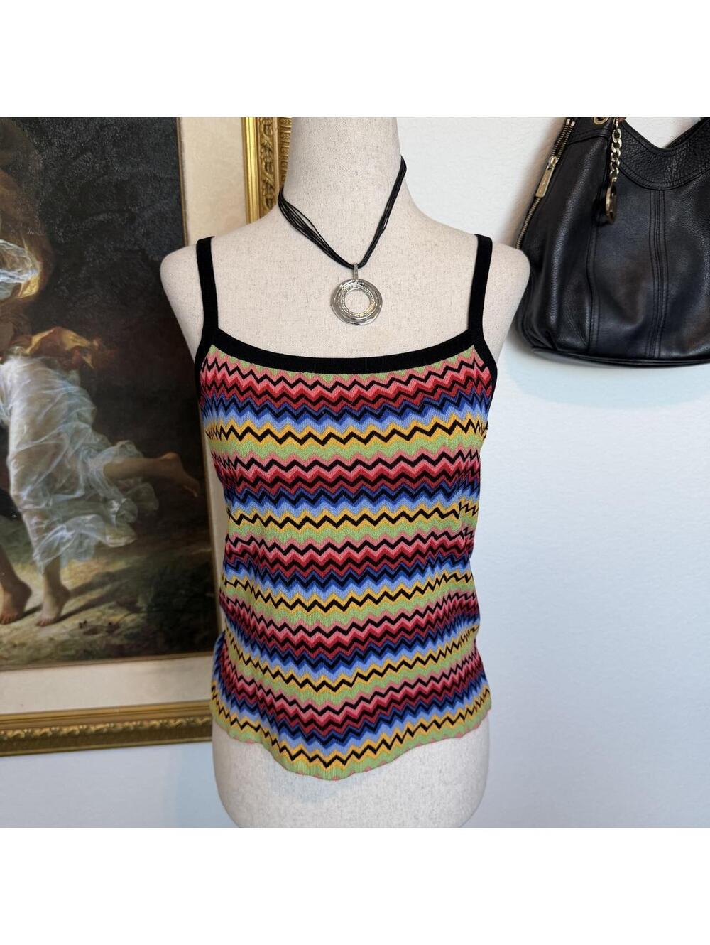 Y2K Alberto Malaki Retro Styled Cami Top